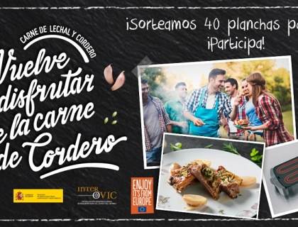 Consigue una plancha para asar la carne de cordero